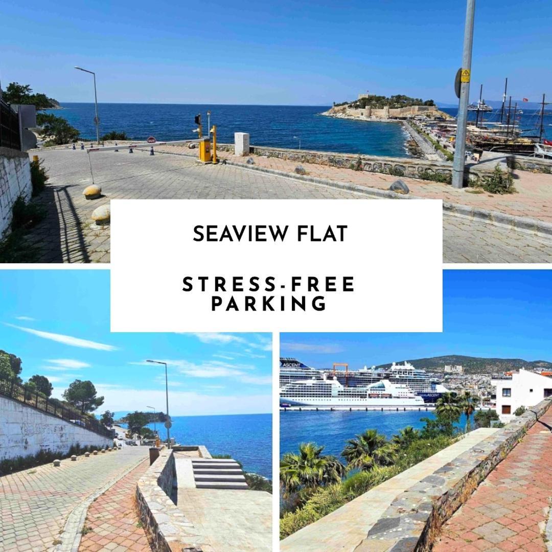 Amazing Seaview Flat Apartment Kusadasi Bagian luar foto